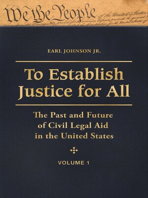 cover image of To Establish Justice for All